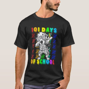 100 dagen school Dalmatische hond 100 dagen slimme T-shirt