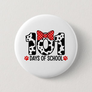 100 dagen school Dalmatische hond jongen kind 100s Ronde Button 5,7 Cm