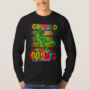 100 dagen school dinosaurus jongens kinderen 100e t-shirt