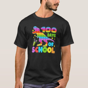 100 Dagen School Dinosaurus Pop het Onderwijs Kind T-shirt