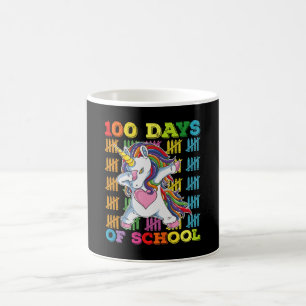100 dagen school eenhoorn leraar koffiemok