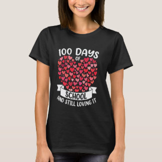 100 dagen school en het bevalt me nog steeds 100 h t-shirt