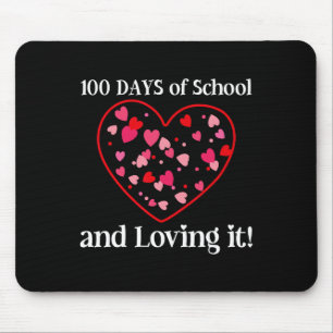 100 dagen school en liefdevolle IT-studenten lerar Muismat