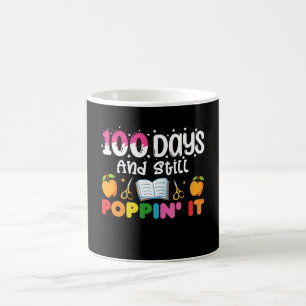100 dagen school en nog steeds bezig koffiemok