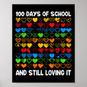 100 dagen school en nog steeds dol op het meisjesh poster (Voorkant)