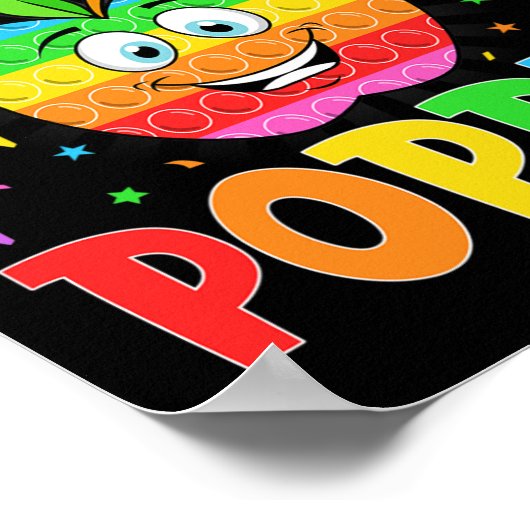 100 dagen school en nog steeds papaverwijn 100 dag poster (Hoek)