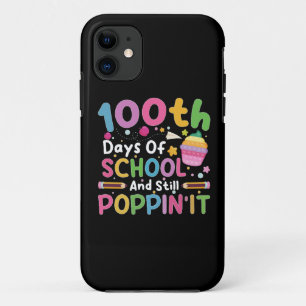 100 dagen school en nog steeds poppend meisje Case-Mate iPhone case