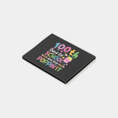 100 dagen school en nog steeds poppend meisje  post-it® notes (Schuin)