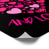 100 dagen school en nog steeds Schattige van houde Poster (Hoek)