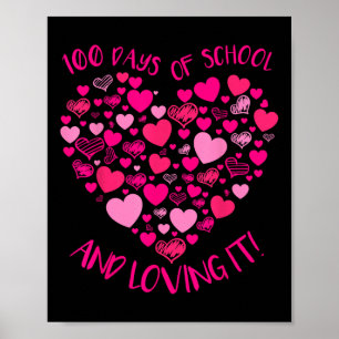 100 dagen school en nog steeds Schattige van houde Poster