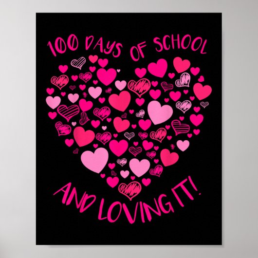 100 dagen school en nog steeds Schattige van houde Poster (Voorkant)