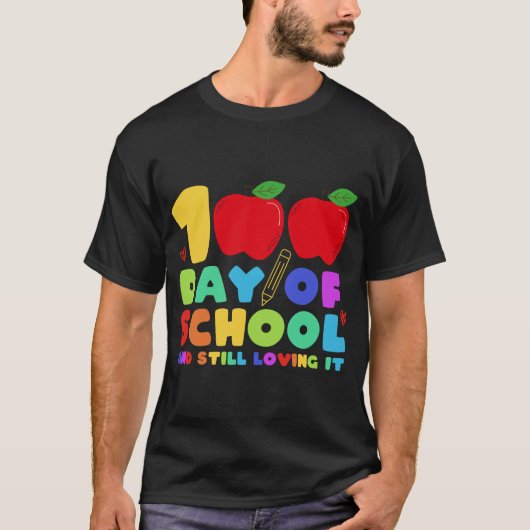 100 dagen school en nog steeds van het Afstudeerde T-shirt (Voorkant)