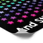 100 dagen school en nog steeds van houden Happy 10 Poster (Hoek)