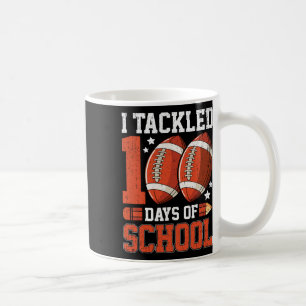 100 dagen school Football 100ste dag voor jongens Koffiemok