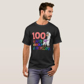 100 dagen school geen voorbeeld Llama-leraar of st T-shirt (Voorkant volledig)