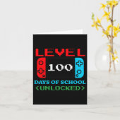 100 dagen school geopend 3 kaart (Gele Bloem)