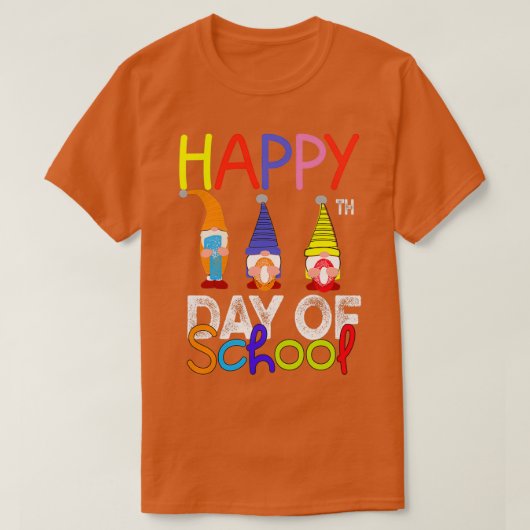 100 dagen school grappige Kinderen die teruggeven  T-shirt (Design voorkant)