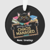 100 dagen school Hoe deze grappige leraar het over Ornament (voorkant)