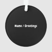 100 dagen school hoe deze grappige leraar overleef ornament (achterkant)