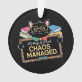 100 dagen school hoe deze grappige leraar overleef ornament (voorkant)