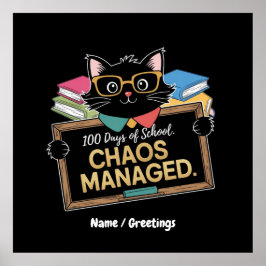 100 dagen school hoe deze grappige leraar overleef poster