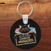 100 dagen school hoe deze grappige leraar overleef sleutelhanger (Voorkant)