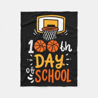 100 dagen school honkbal fleece deken