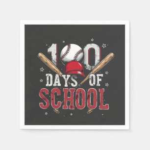 100 dagen school honkbal sportliefhebbers  servet