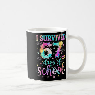 100 dagen school Ik heb 67 dagen school overleefd  Koffiemok