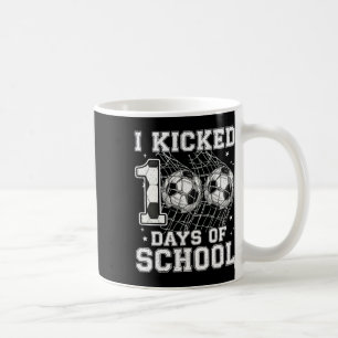 100 dagen school ik trapte voetbal 100ste dag van  koffiemok