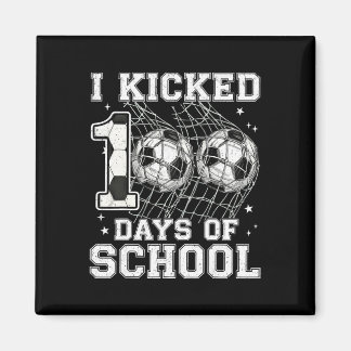 100 dagen school ik trapte voetbal 100ste dag van  magneet