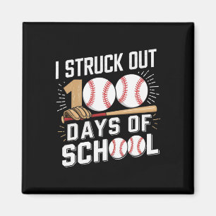 100 dagen school jongens kinderen 100e dag van sch magneet