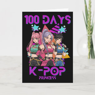100 dagen school K Pop 100 dagen sterker kinderen Kaart