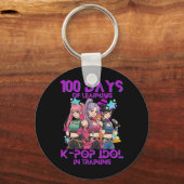 100 dagen school K Pop 100 dagen sterker kinderen Sleutelhanger (Voorkant)