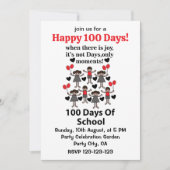 100 dagen school kaart (Voorkant)