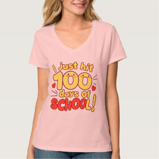 100 dagen School Kawaii Style Design T-shirt
