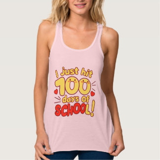 100 dagen School Kawaii Style Design Tanktop
