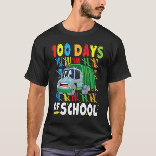 100 dagen school kleding vuilniswagen voor doceren t-shirt