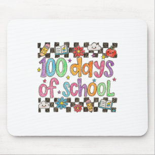 100 dagen school kleurpotlood handschriftstijl ler muismat