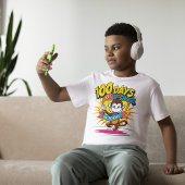 100 dagen School Kleurrijke Aap Kinder Design T-shirt