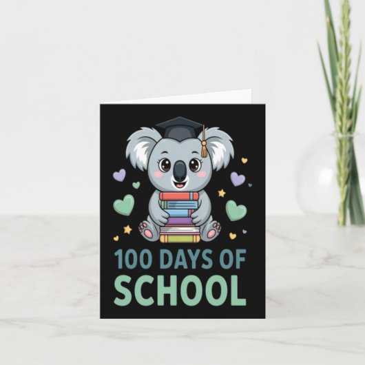 100 dagen school Koala-leerling leraar Kaart (Voorkant)