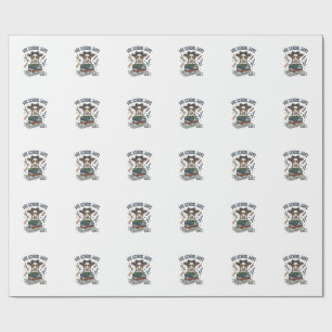 100 Dagen School Koe Vintage Gravure Leraar T-shir Cadeaupapier