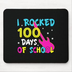 100 dagen school kreeg ik 100e dag gitaarmuziek muismat