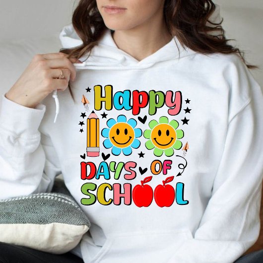 100 dagen school. Leraar appreciatie. Leraar Hoodie