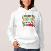 100 dagen school. Leraar appreciatie. Leraar Hoodie (Voorkant)