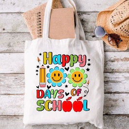100 dagen school. Leraar appreciatie. Leraar Tote Bag