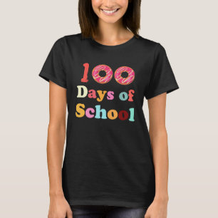 100 dagen school leraren kinderen groovy 100ste da t-shirt