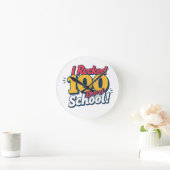 100 dagen school: leuk en uniek ronde klok (Huis)