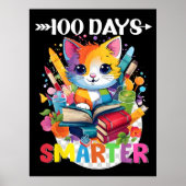 100 dagen school Lieve Kat Kittens Meisjes Kindere Poster (Voorkant)