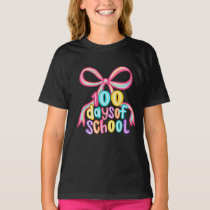 100 dagen school luipaard boog potlood t-shirt